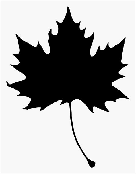 maple leaf black and white